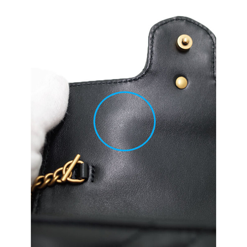 GUCCI GG Marmont Quilted Leather Super Bag Shoulder - Picture 5 of 9